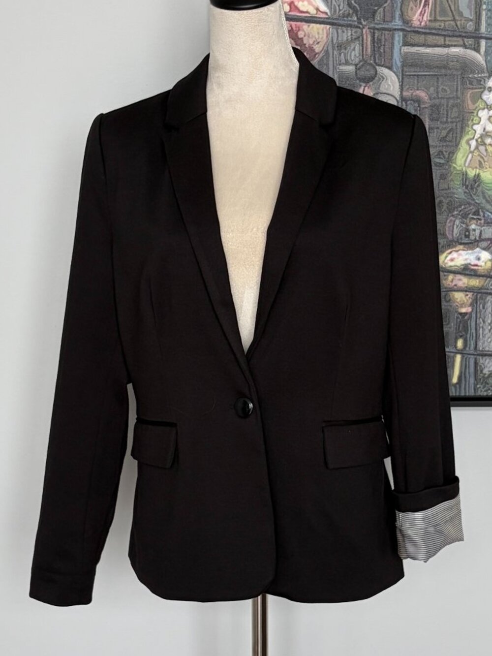 Jules & Leopold Black Blazer L - Picture 1 of 6